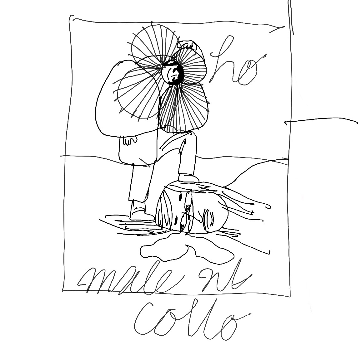 ho male al collo